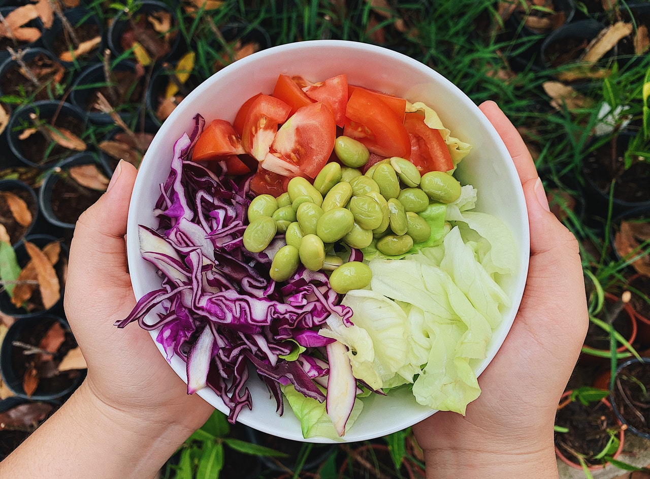 Foto Semangkuk Makanan Sehat