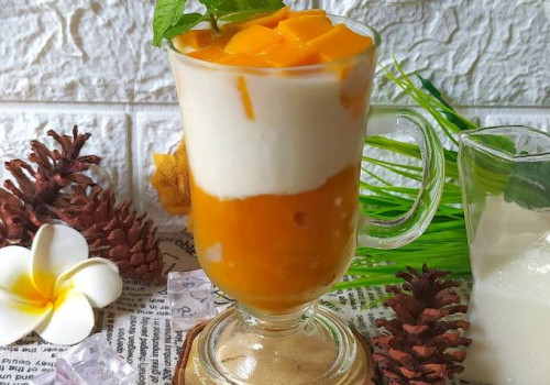 Resep Korean fresh Mango Milk