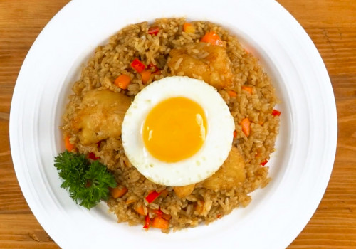 Resep Nasi Goreng Rendang Ayam Crispy